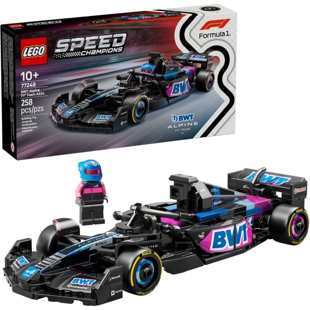 LEGO® Speed Champions BWT Alpine F1® Team A524 Race Car 77248 COLLECTIBLES
